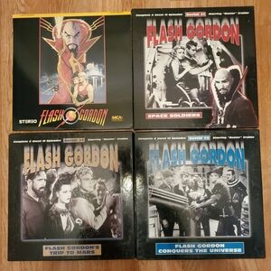 Flash Gordon Complete & Uncut Series Collection + Movie Laserdiscs